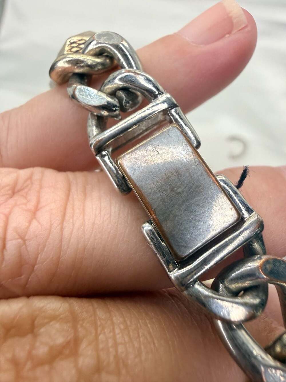 Sam Edelman Chain Bracelet 6 Inch Rhinestone - Picture 8 of 10